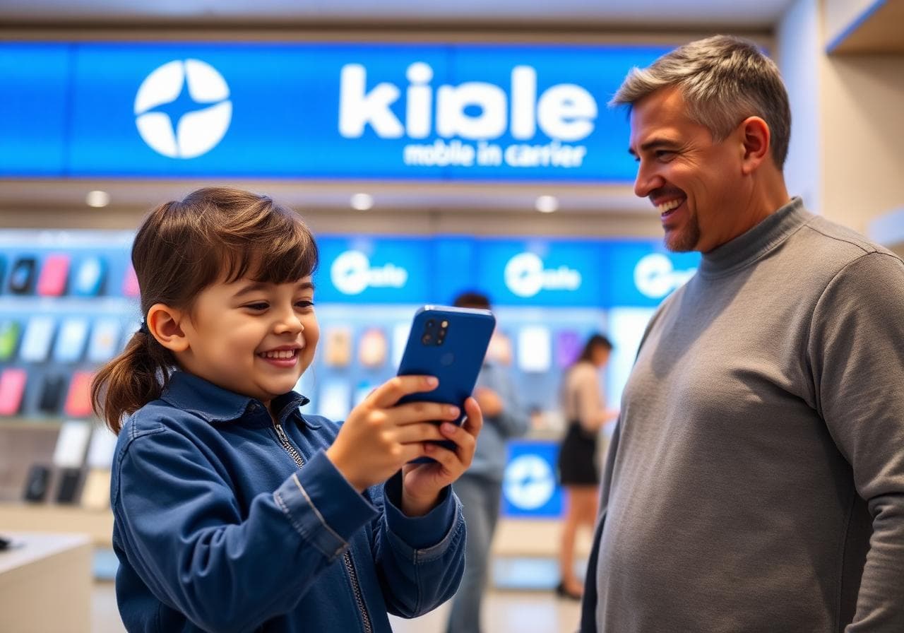 Kids Phone Plan — Kids and teens phone plan concept