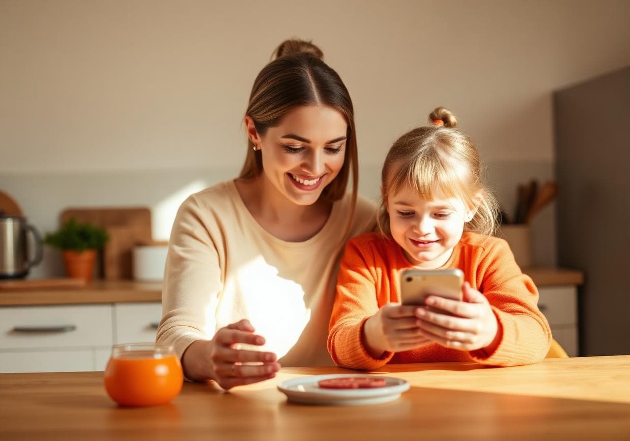 Family Safe Plan — Kids and teens phone plan concept