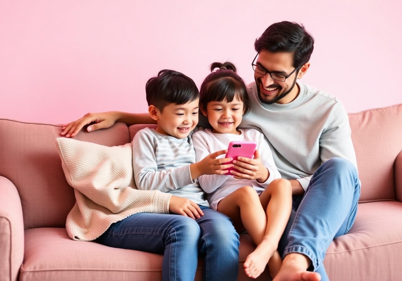 Safe Kids Line — Kids and teens phone plan concept